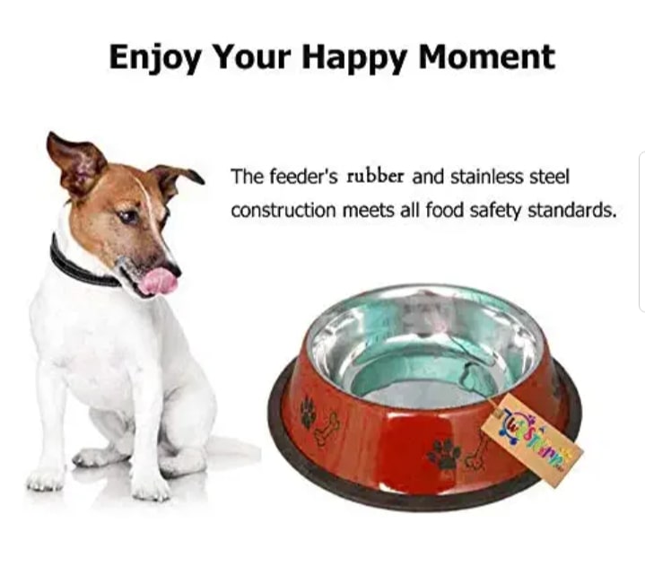 Stainless Steel Bowl- Cat Kitten Puppy (200ml) (Random)