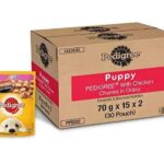 Pedigree Puppy Wet Dog Food, Chicken Chunks in Gravy, 60 Pouches (60 x 70g)