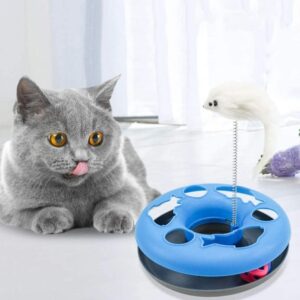 Kiki N Pooch Catch The Mouse Motion Cat Toy (Color May Vary)