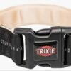 Trixie Softline Elegance Dog Collar Extra Wide Version, 32–45 cm/38 mm, Black (M-L)