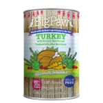 LITTLE BIG PAW -Turkey with Broccoli, Carrots and Cranberries For Dogs - 390 GRAMS (Pack of 12)