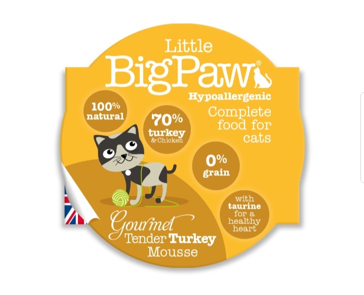 LITTLE BIG PAW - TENDER TURKEY (CAT) - 85 GRAMS (Pack of 8)