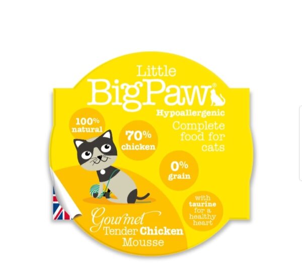 LITTLE BIG PAWS GOURMENT TENDER CHICKEN MOUSSE (CAT)-85 GRAMS ( PACK OF 8 )