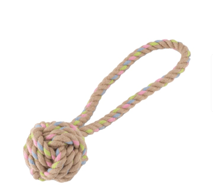 BECO HEMP ROPE BALL ON LOOP large