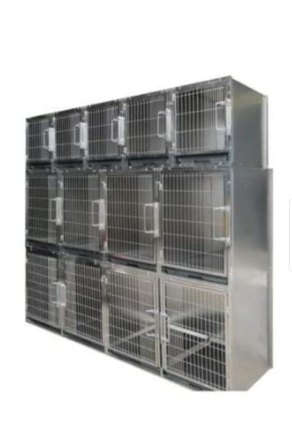 Stainless Steel Hybrid Cage for Pets | Kennel System large (43l,26w,31h)