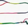 Pupkart Super Dog Multicolour Collar and Leash Set for Puppy (51 Inch)