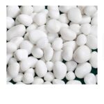 Creative Farmer 5Kg Glossy Stone Pebbles (White Color) Frabjous1 Decorative Itme Pebbles for Bamboo Plants & All Purpose Pack