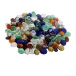 Multicolor Decorative Glass Pebbles (2kg)