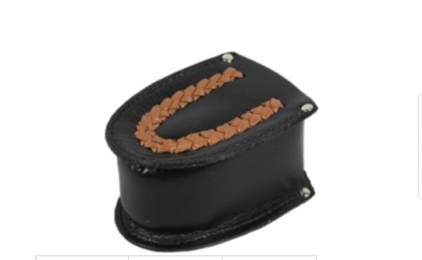 CC - OVAL LEATHER BRUSH PROTECTORS