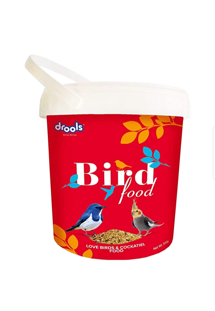 Drools Bird Food for Love Birds and Cockatiel with Mixed Seeds, 500g
