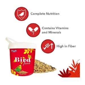 Drools Bird Food for Budgies with Mixed Seeds, 500g