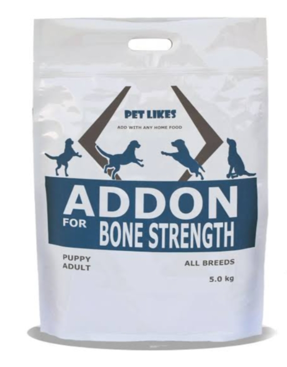 Pet Likes ADD ON Bone Strength – 5Kg. Hip and Joint support