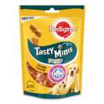 Pedigree Tasty Minis Cubes Puppy Dog Treat - Chicken Flavour – 125g Pack