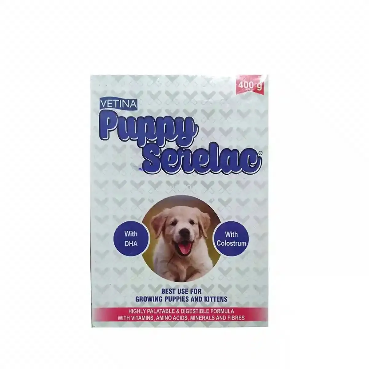 Vetina Vanilla Flavour Puppy Serelac Weaning Formula (400 g)