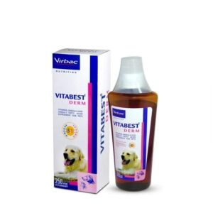 Virbac VITABEST DERM Oral Supplement for Dogs and Cats - 250ml