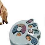 MULTIFUNCTIONAL PET EDUCATIONAL INTELLIGENCE FOOD TREATED PUZZLE TOY FOR DOG & CAT (BLUE)