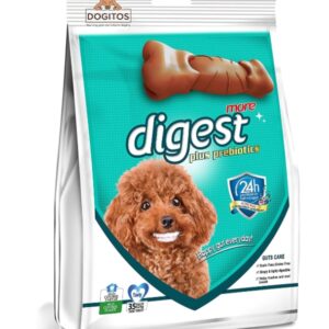 Gnawlers Digest More Plus Prebiotics Dental Chew Bone for Dogs 525grms