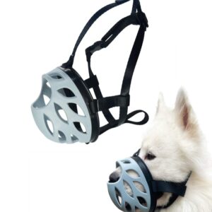 SOFT RUBBER BASKET MUZZLE FOR SMALL, MEDIUM AND LARGE size no 4