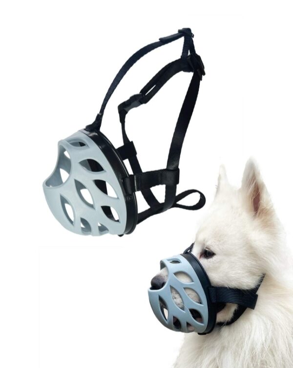SOFT RUBBER BASKET MUZZLE FOR SMALL, MEDIUM AND LARGE size no 4