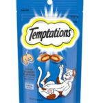 Temptations Cat Treats - Savory Salmon Flavor - 85g