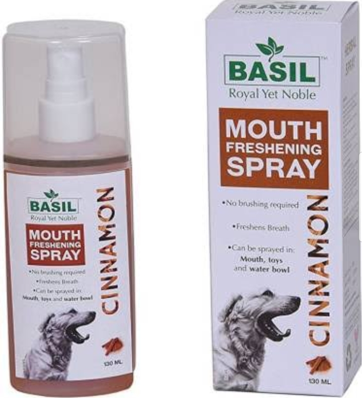 Basil mouth freshing spray
