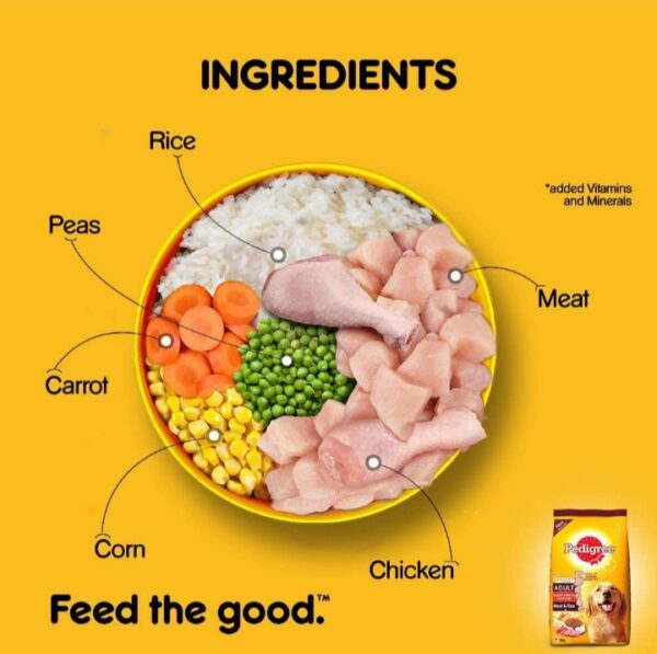 Pedigree Meat & Rice Adult Dog Food