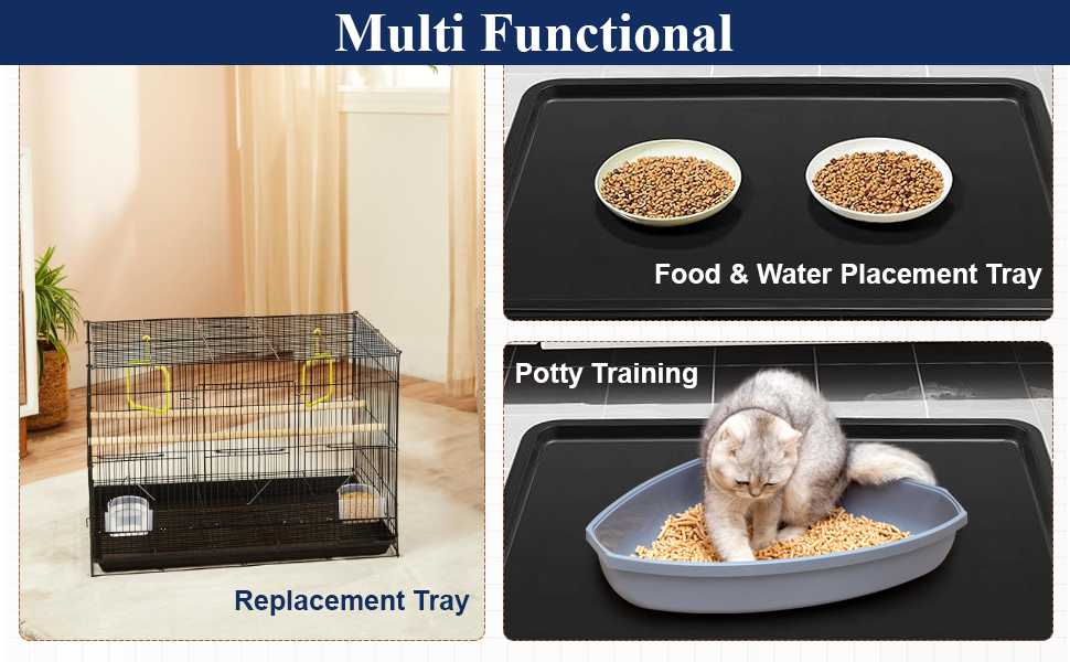 3ft plastic tray for cages