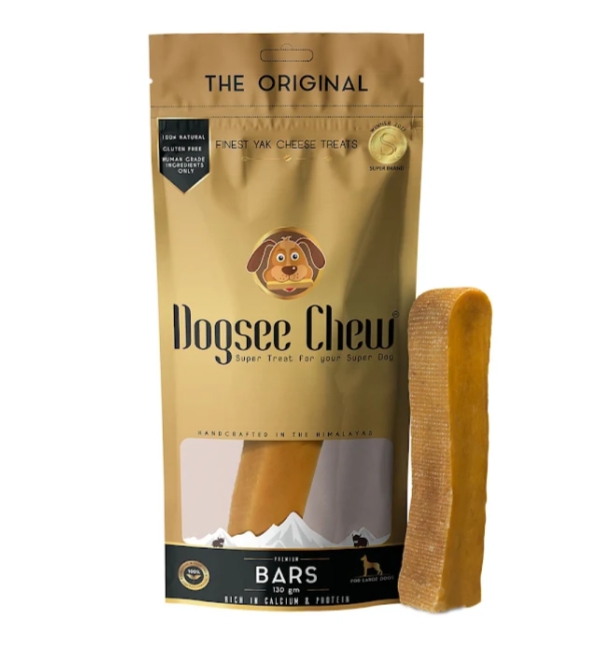 Dogsee Chew Large Bars- 130g(pack of 3)