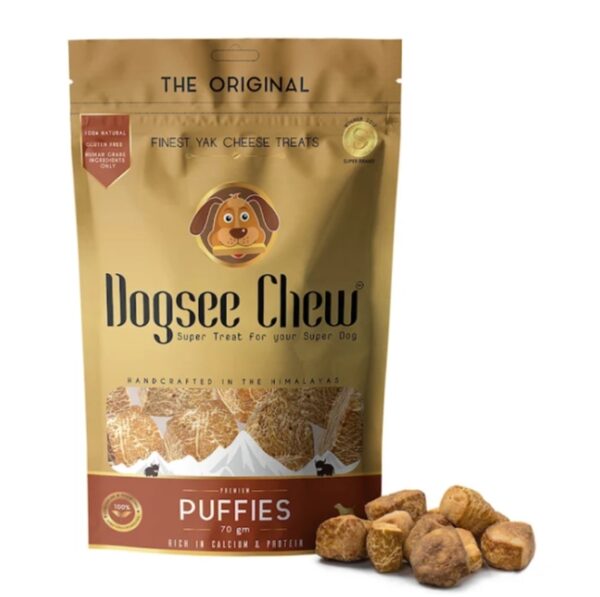 Dogsee Chew Puffies- 70g(pack of 3)