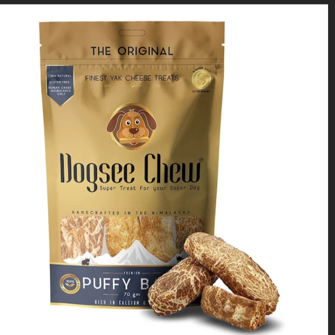 Dogsee Chew Puffy Bars- 70g(pack of 3)