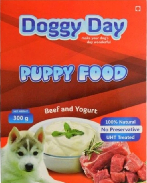 Doggy day puppy beef and yogurt 300grms