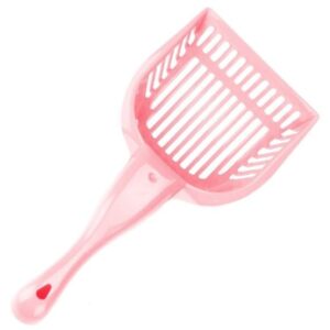 Pet Care Plastic Cat Litter Scoop and Sifter with Hanger Hole