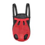 Nylon Backpack bag for Dog Carrier (Red)