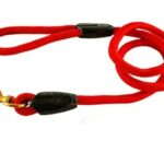 AGNpetspot. Nylon Red Everyday Heavy Brass Hook Leash 12mm