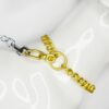 Pearl brass choke chain 10N (4mm x 24inch)