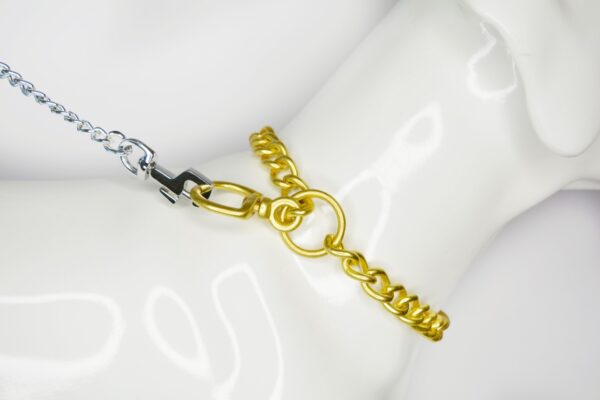 Pearl brass choke chain 10N (4mm x 24inch)