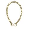 Pearl brass choke chain 10N (3mmx21inch)