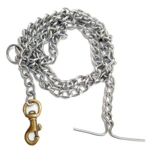 Steel Chain with Brass hook 10mm 60 inch