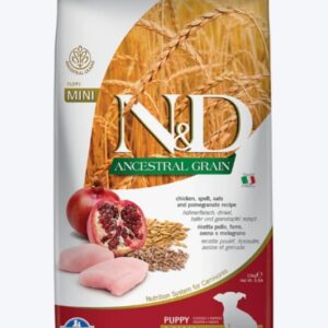 Farmina N&D Low Grain Mini Breed Dry Puppy Food - Chicken & Pomegranate