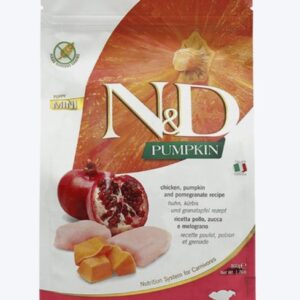 Farmina N&D Pumpkin Chicken & Pomegranate Grain Free Mini Breed Dry Puppy Food