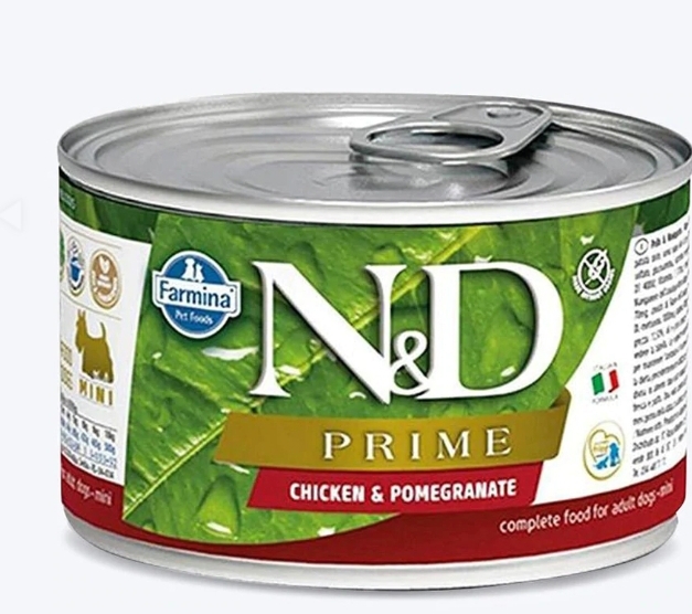 Farmina N&D Prime Chicken & Pomegranate Mini Breed Wet Dog Food - 140 g