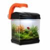 Mini aquarium tank with light