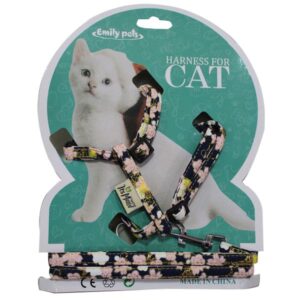 H Shape Cat Harness with Leash and Collar Set 