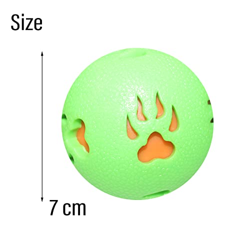 Chew Paw Print Ball For Dog grn