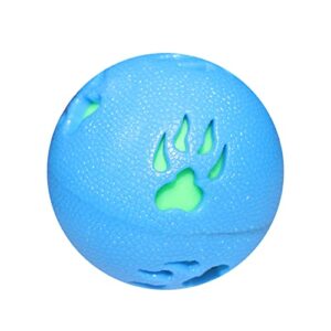 Chew Paw Print Ball For Dog Blue