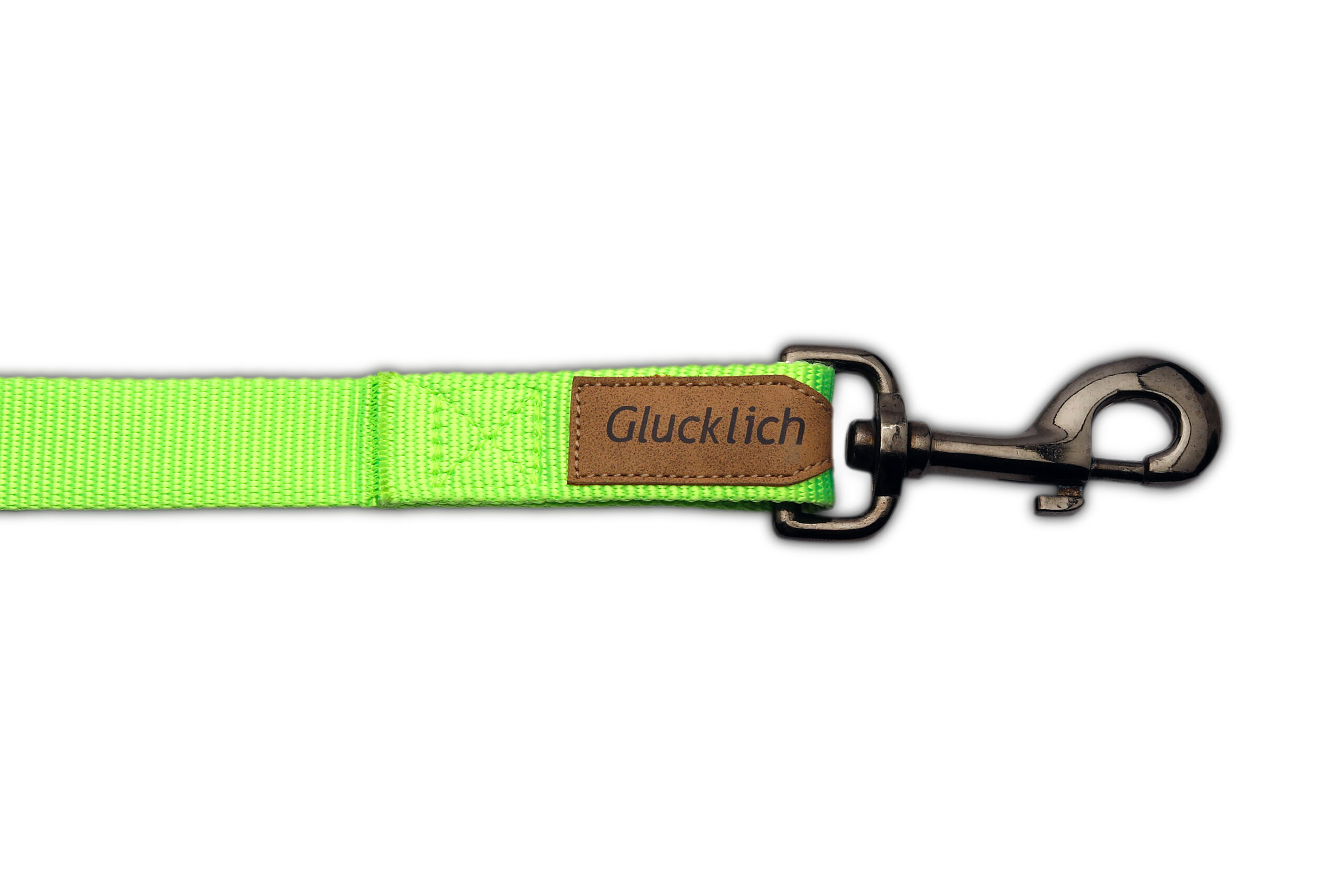 Glucklich Nylon Dog leash Light Green (M Size)