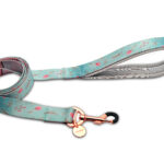 Glucklich Elegance Dog leash Floral Mist (XS Size)