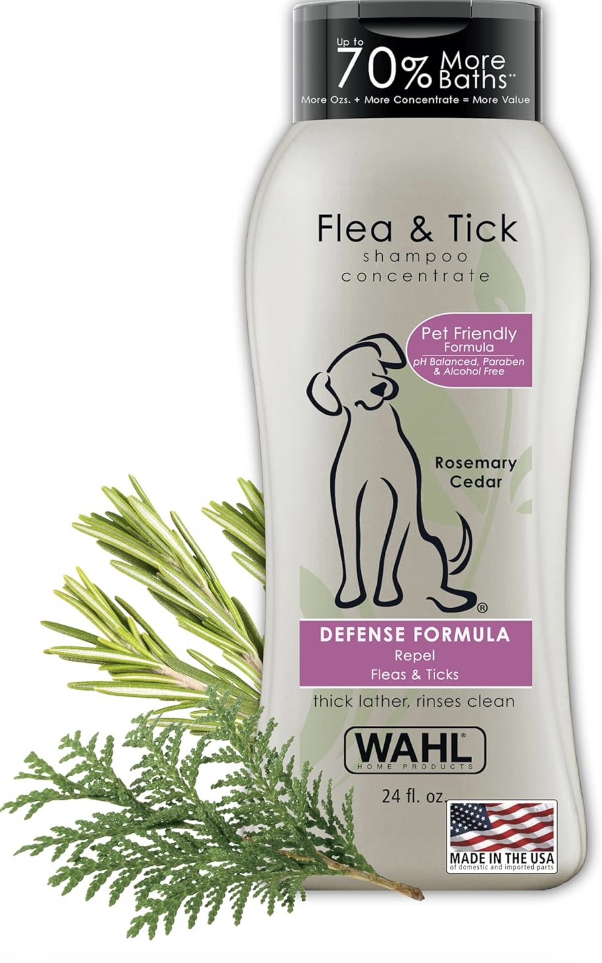 Wahl Flea and Tick shampoo 700 ml