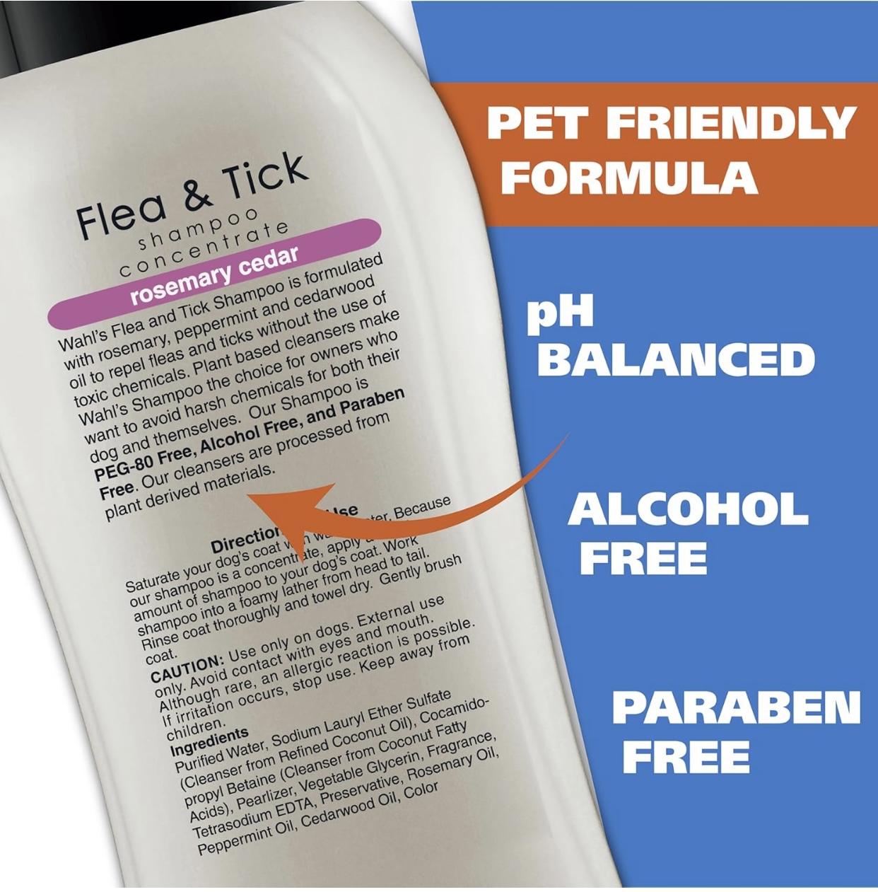 Wahl Flea and Tick shampoo 700 ml
