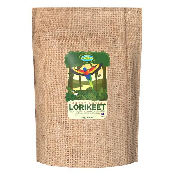 Vetafarm Forest Fusion Lorikeet – Veterinary Formulated Complete Diet (10kg)